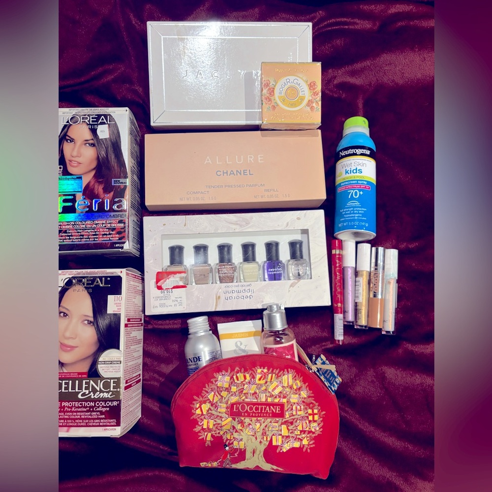 💞 cosmetics incl. Chanel, L’Occitane fun bundle 💖